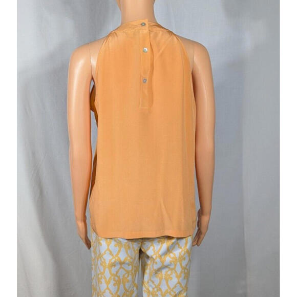 Silk Blouse Size 10 Sleeveless Raoul Old Money Chic Comfortable Matching Pants - Picture 5 of 8